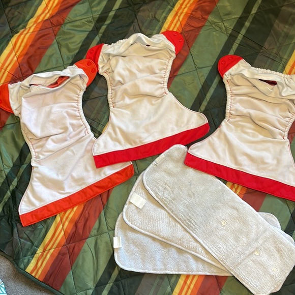 Red Bum Genius Cloth Diapers - Picture 2 of 3